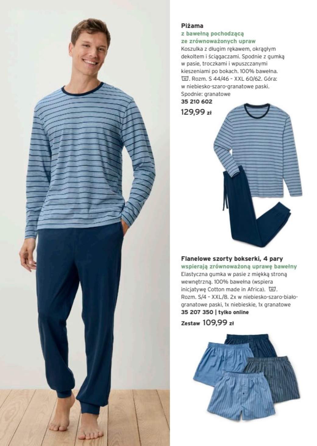 piżama męska