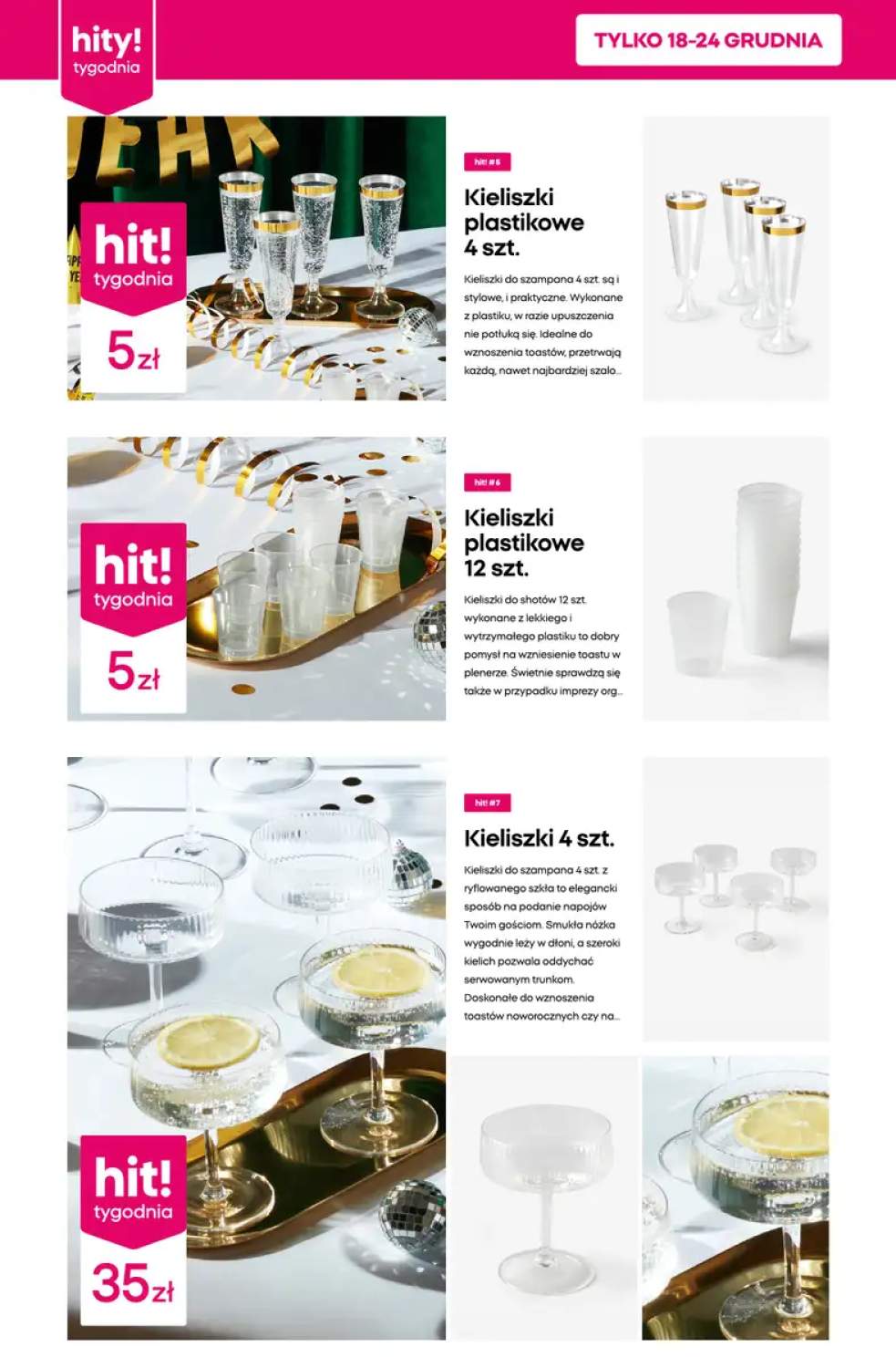 kieliszki do szampana