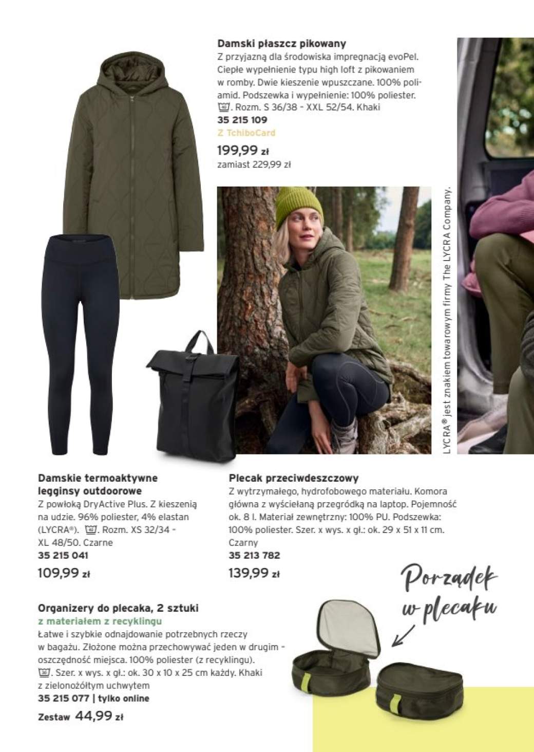 legginsy termoaktywne