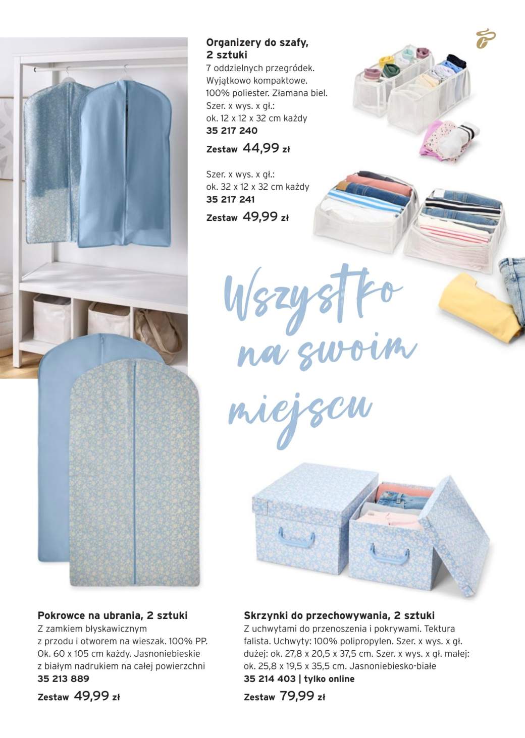 organizer do garderoby